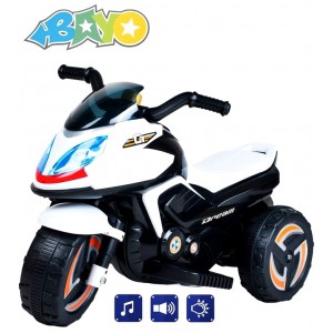 Elektrická motorka BAYO KICK, white